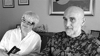 Screencap of interview with Francesco Iannone & Serena Tellini