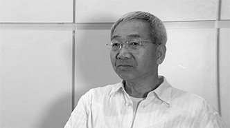 Screencap of interview with Kaoru Mende